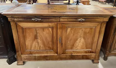 Antique French Louis Philippe Walnut Sideboard Commode Chest Buffet • $2375