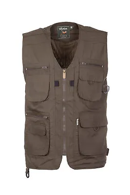 Rydale Waistcoat Utility Bodywarmer Gilet Vest Fishing Farm Work Shooting Green • £26.99