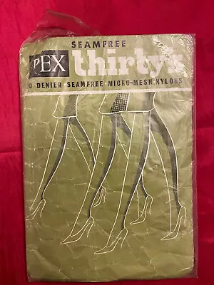 £25 • Buy Vintage 1960’s PEX Thirty Stockings. Sealed In Original Bag.