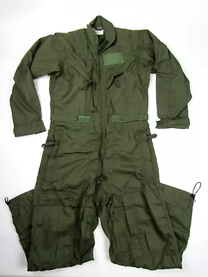 NOS 1968 Unused US Navy Marines CS/FRP-1 Flight Suit Coveralls Summer 38 R Nomex • $199.99