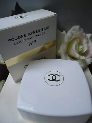 Luxury CHANEL Gift Wrap No5 After Bath Dusting Powder 150g Fabulous Rare New Box • £312.06