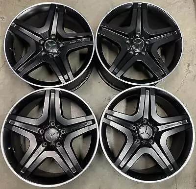 Four 2018 Mercedes G550 G63 Factory 20 Amg Wheels Oem Rims 85327 Black • $1290