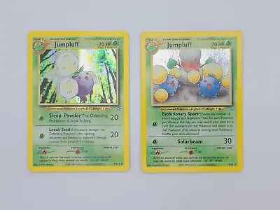 $18.99 • Buy Pokemon TCG Jumpluff Holo Neo Genesis 7/111 & Neo Revelation 9/64 Cards Rare