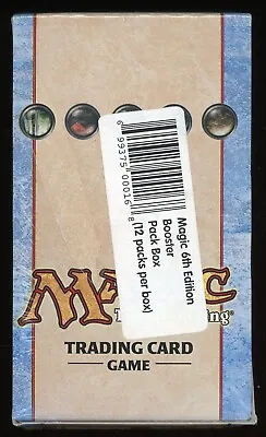 1999 MTG Magic The Gathering 6th Edition Mini Booster Box Factor Sealed • $378.89