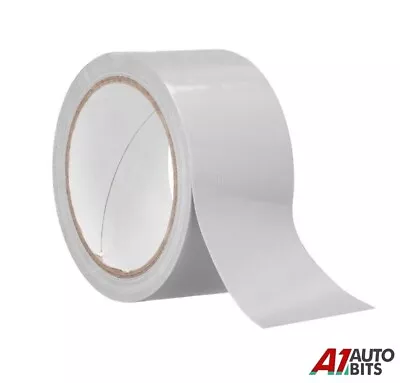 Duct Gaffer Tape Premium Heavy Duty Waterproof Cloth Gaffa Duck White 20M Roll • £5.99