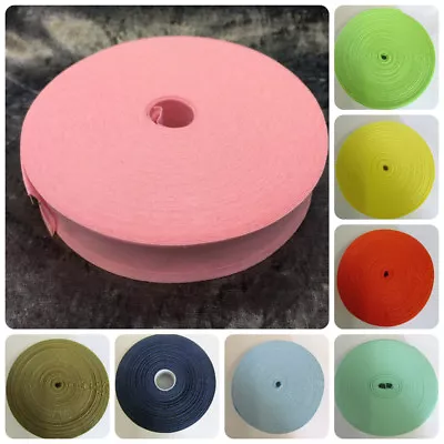 100% Cotton Bias Binding Rolls 1 Inch / 25mm Trim/Edging/Quilting 135m Lengths • £2.29