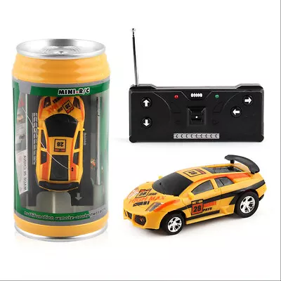 Mini Coke Can Speed Car RC Radio Remote Control Micro Racing Car Kids Toy Gift • $19.38