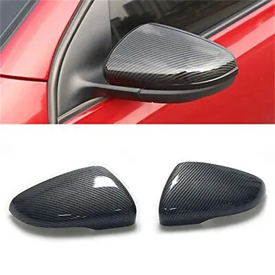 Carbon Fiber Side Wing Mirror Cover Caps For W Golf/GTI MK6 2009-2013 Left&Right • $24.59