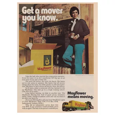 1974 Mayflower: Get A Mover You Know Vintage Print Ad • $6.75