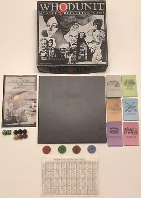 Vintage 1985 Whodunit By Selchow & Righter Mystery Detective Board Game • $14.96
