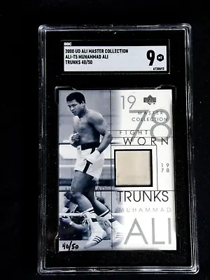 Muhammad Ali 2000 Upper Deck Fight Used Worn Trunks Master Collection /50 Sgc 9 • $550