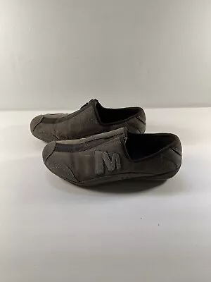 MERRELL Arabesque Suede Zip Up Shoes Gunsmoke Gray J76458 Women's Size 6 • $24.99