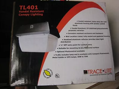 TRACE*LITE TL401-MH-70-MT Bronze Vandal Resistent Wet Location Canopy Halide • $79.99