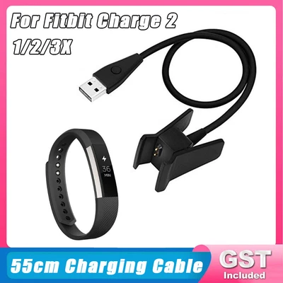 $10.89 • Buy 55cm Charger Charging Cable For Fitbit Charge 2 Wristband Smart Fitness Watch