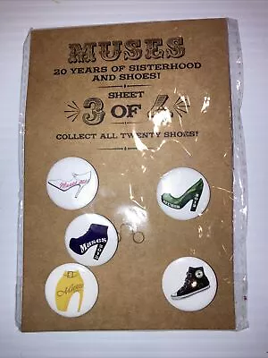 Krewe Of Muses Shoe Button Set #3 Orleans Mardi Gras 7 • $5.99