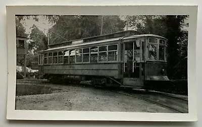 Vintage Photo Snapshot Baltimore Transit Trolley Streetcar #5712  Pimlico  Sign • $6.99