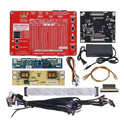 4K 2K LVDS LCD Tester LED Panel Tester W/ 4K Adapter Board For TV Laptop Screen • $85.90