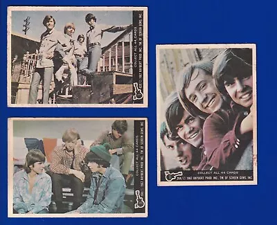 3 Lot All 4 Monkees 1967 Donruss The Monkees #26a 42a 10a Good • $2.95