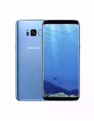 Samsung Galaxy S8 Plus 64 GB Single Sim Blue 12MP Unlocked Smartphone UK Kit • £139.99