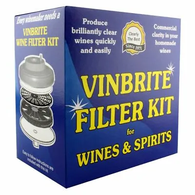 Harris Filters Vinbrite MK3 Wine Filter Kit - Home Brewing • £27.95