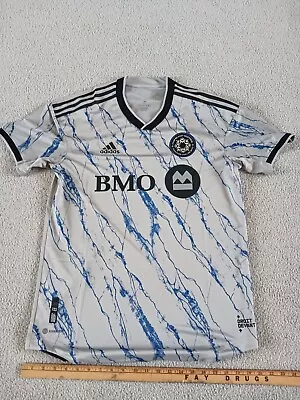 Adidas Montreal Impact FC Jersey Grey Mens Size M Medium H45468 • $55