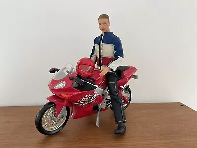 Mattel Rare Flavas Liam Doll + 1/6 Scale Motorcycle 2003 • £34.99