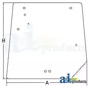 Rear Glass 4272761M2 Fits Massey Ferguson 5435 5440 5445 5450 5455 5460 5465 • $168.94