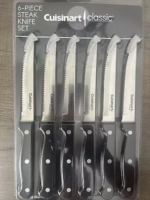 Cuisinart Classic High Carbon Stainless Steel 6 Piece Steak Knife Set • $12.71