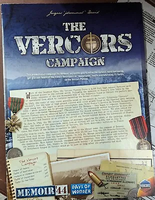 Days Of Wonder Memoir '44 Vercors Campaign Promotional Expansion • $70