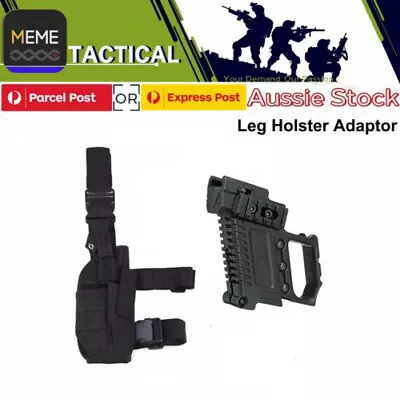 SKD G18 Adaptor LEG HOLSTER Pistol Drop GEL BLASTER Toy 7-8MM AU • $34.95