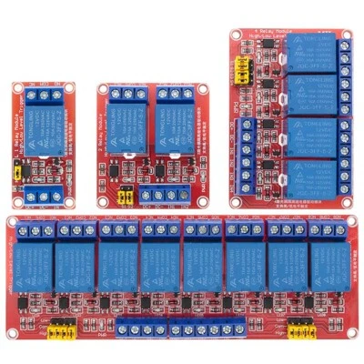 $12.25 • Buy Relay Module 1 2 4 8 Channel Relay Module Board Shield W/ Optocoupler Support