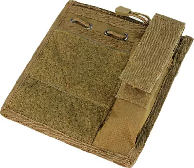 MOLLE Admin Pouch With Map Sleeve Flashlight Holder Chest Pouch - COYOTE • $16.77