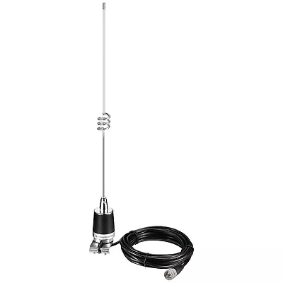 Mobile Ham Radio NMO Antenna Dual Band VHF UHF 136-174MHz 400-470MHz Lip Mount • $41.80