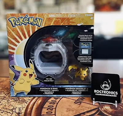 $39 • Buy Tomy Pokémon Pokemon Z-Ring Bracelet Pikachu Set Nintendo 3DS 2DS Sun Moon New!