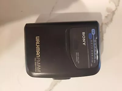 $29.50 • Buy Sony Walkman WM-Fx101 AM/FM Radio And Cassette Tape Player  - Black Tested Works