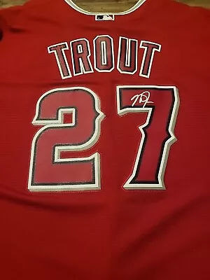 Mike Trout Autographed Jersey • $400