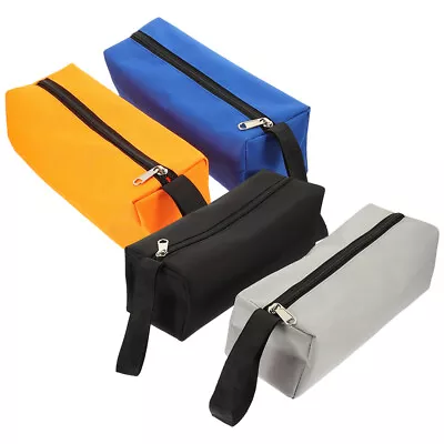 $13.49 • Buy 4pcs Thickened Tool Pouch Canvas Bags With Zipper Small Canvas Pouch Tool Bags