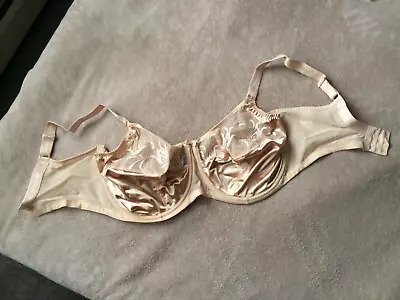 Elomi 40K  Nude Caitlyn  Full Cup Side Support  Underwire Bra Style 8030 NWOT • $46.95