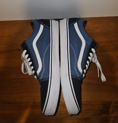 Vans Old Skool Mens Shoes - Black White Blue - Size US 12 • $69.99