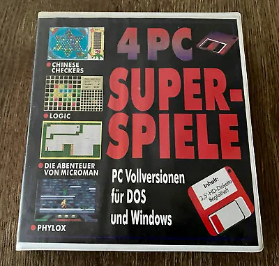 4 PC Super - Games - From Dem Vemag-Verlag Boxed Boxed • $27.41