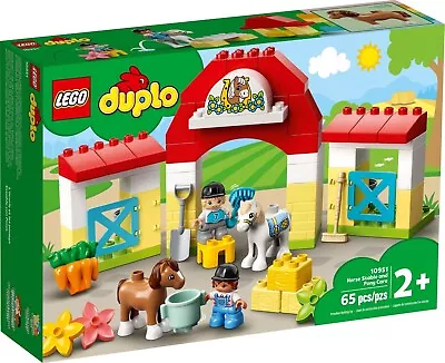 LEGO DUPLO Horse Stable And Pony Care 10951 Playset New Sealed Box • $89.96