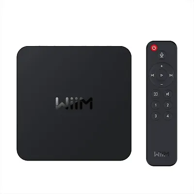 WiiM Pro AirPlay 2 Receiver With Voice Remote Chromecast Audio Multiroom Strear • $105