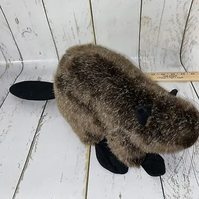 Vintage BEAVER  Trudy Plush 1983 Korea Glass Eyes Rare HTF • $37.99