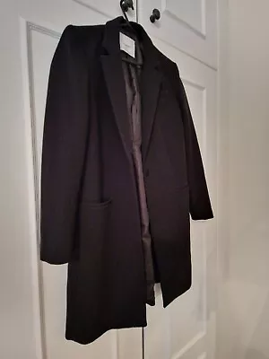 Mango - Womens Black Coat Smart / Casual Size Small • £8.99