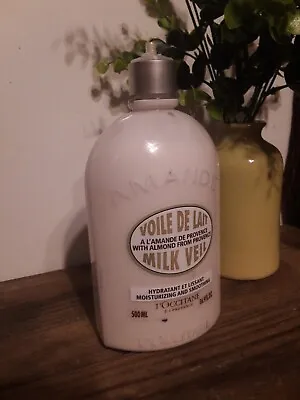 L'Occitane Amande Voile De Lait Milk Veil 16.9 Oz New-Broken Pump • $60