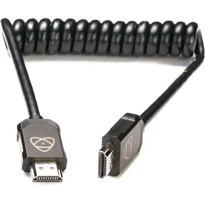 Atomos HDMI Full To HDMI Full Coiled Cable 30cm/12  Coiled (60cm/24  Extended) • $61.50