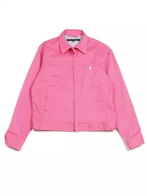 £141.42 • Buy Womens Ralph Lauren Sport Vintage Pink Harrington Jacket (S/8-10)