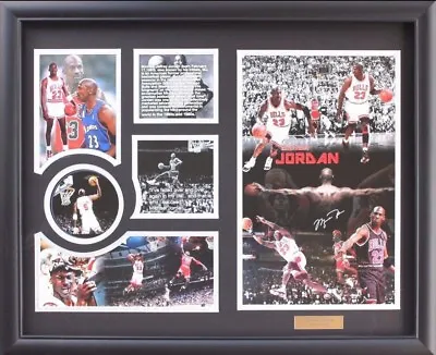New Michael Jordan Signed Chicago Bulls Limited Edition Memorabilia Framed • $63.93