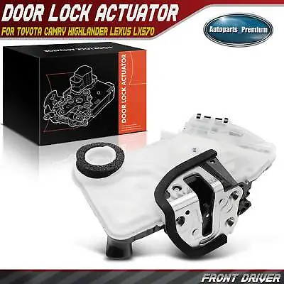 Door Lock Actuator For Lexus LX570 Toyota Camry Highlander Sienna Front Driver • $31.98