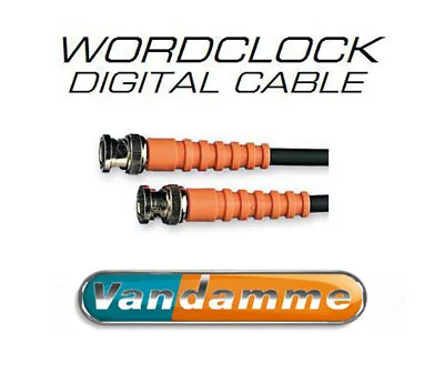BNC To BNC Lead 75ohm RG59 VAN DAMME Coax Cable - Word Clock Composite Video • £8